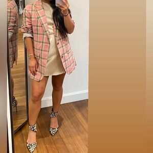 Bonobos Plaid linen Blazer